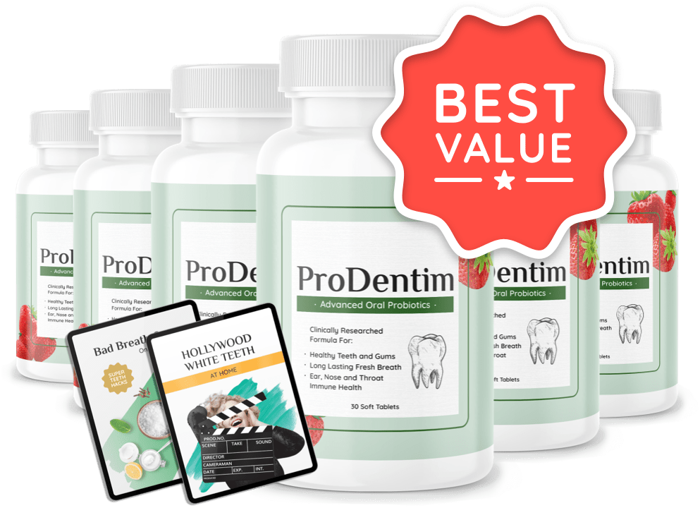 ProDentim six bottles plus bonus